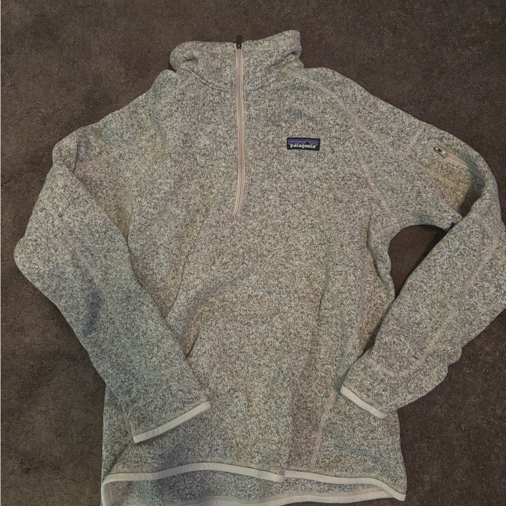 Patagonia Women's Heathered Gray Cowl Sweater
